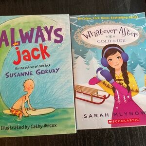 Books (2) - Whatever after Cold as Ice and Always Jack.  K 145